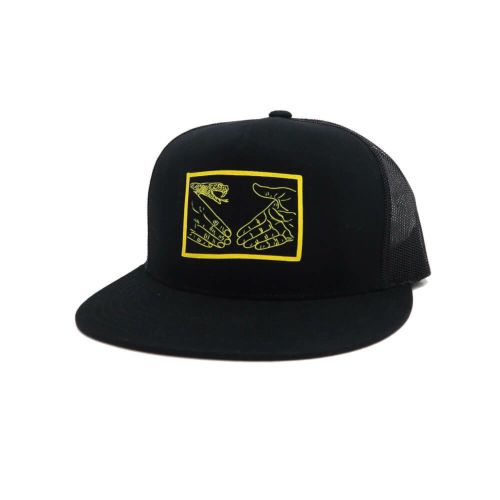 DOOM SAYERS MESHCAP ドゥームセイヤーズ メッシュキャップ SNAKE SHAKE TRUCKER BLACK スケートボード スケボー 