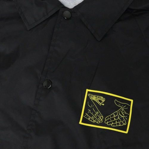 DOOM SAYERS JACKET ドゥームセイヤーズ ジャケット SNAKE SHAKE COACHES BLACK スケートボード スケボー 2