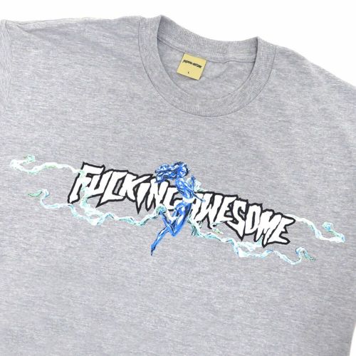 FUCKING AWESOME T-SHIRT ファッキンオーサム Tシャツ BASKIN RIBBONS GREY スケートボード スケボー 1