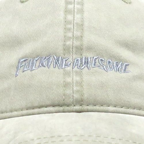 FUCKING AWESOME CAP ファッキンオーサム キャップ TONAL LITTLE STAMP LOGO 6 PANEL STONE スケートボード スケボー 4