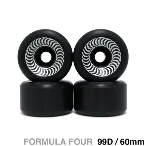 SPITFIRE WHEEL スピットファイヤー ウィール FORMULA FOUR (F4) OG CLASSIC 99D BLACK 黒 60mm スケートボード スケボー 1
