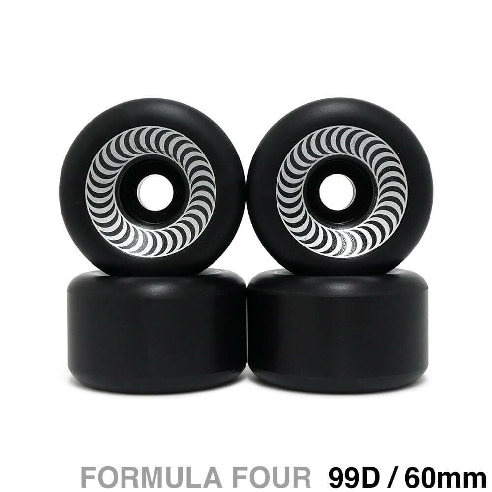 SPITFIRE WHEEL スピットファイヤー ウィール FORMULA FOUR (F4) OG CLASSIC 99D BLACK 黒 60mm スケートボード スケボー 1