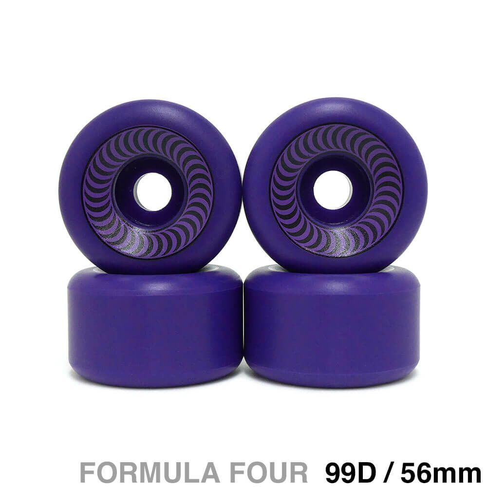 SPITFIRE WHEEL スピットファイヤー ウィール FORMULA FOUR (F4) OG CLASSIC 99D PURPLE 紫 56mm スケートボード スケボー 1