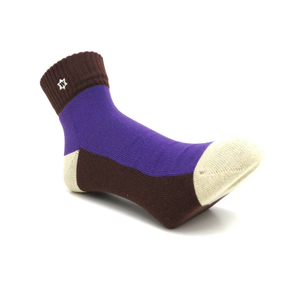 WHIMSY SOCKS ウィムジー ソックス 靴下 VERSE PURPLE スケートボード スケボー 