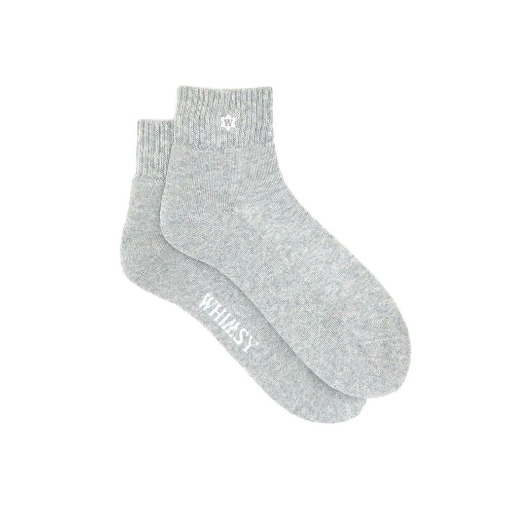 WHIMSY SOCKS ウィムジー ソックス 靴下 VERSE GREY スケートボード スケボー 3