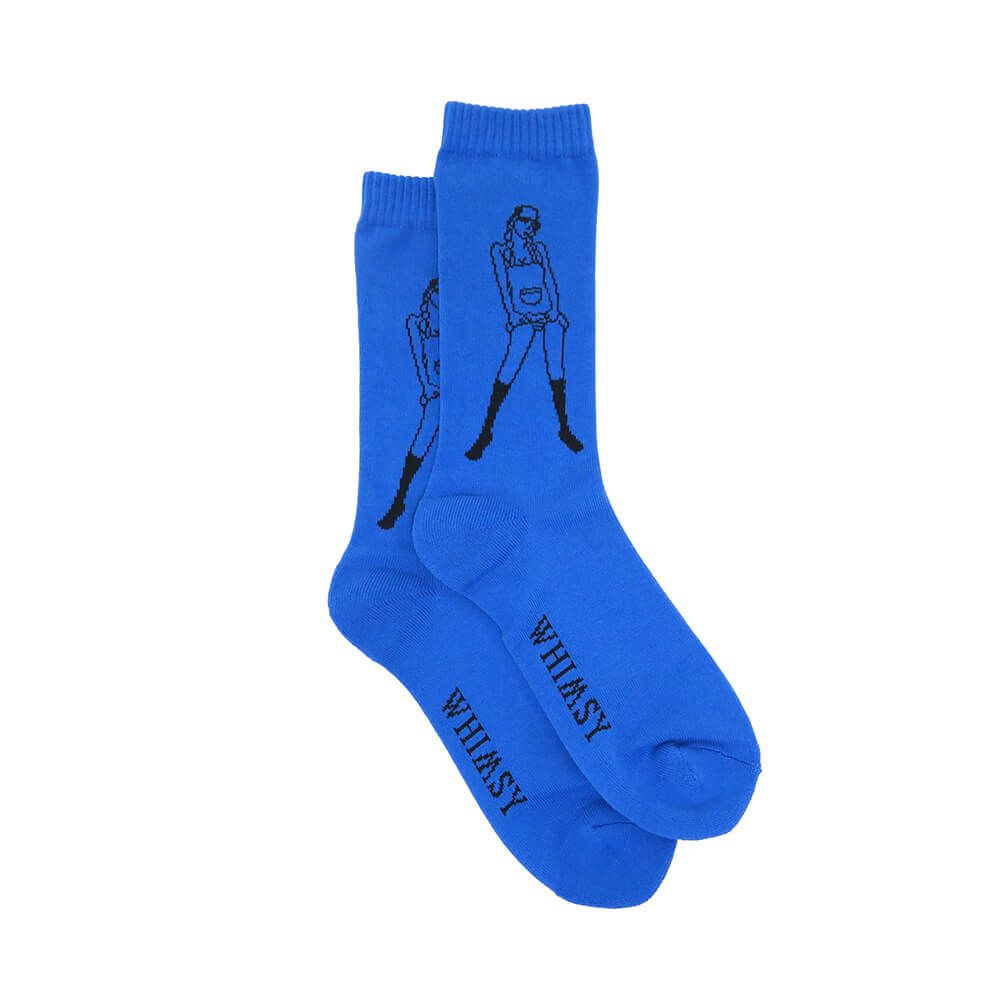 WHIMSY SOCKS ウィムジー ソックス 靴下 ABBIE BLUE スケートボード スケボー 3