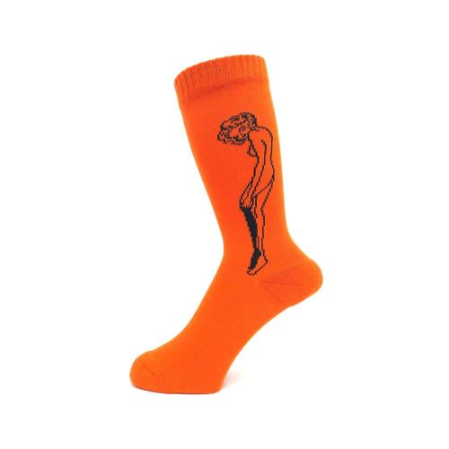 WHIMSY SOCKS ウィムジー ソックス 靴下 CATHIE ORANGE スケートボード スケボー 1