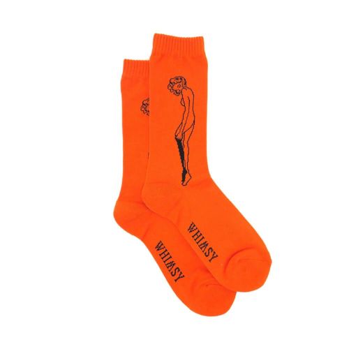 WHIMSY SOCKS ウィムジー ソックス 靴下 CATHIE ORANGE スケートボード スケボー 3