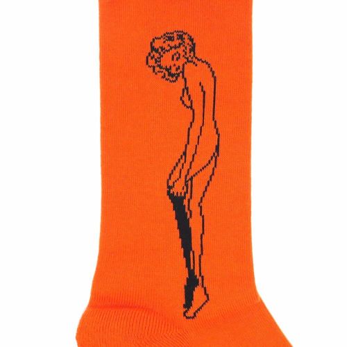 WHIMSY SOCKS ウィムジー ソックス 靴下 CATHIE ORANGE スケートボード スケボー 4