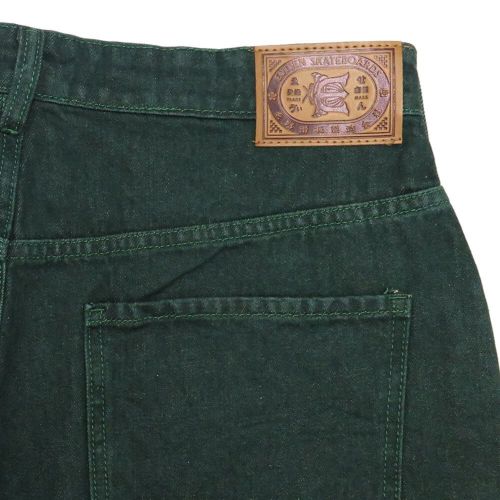 EVISEN SHORTS エビセンー ショーツ SUSHI DENIM LIGHT GREEN スケートボード スケボー 5