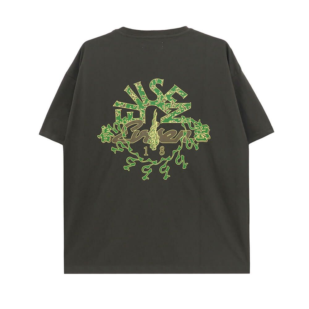 EVISEN T-SHIRT エビセン Tシャツ EYE FIRE TECH POCKET FOG スケートボード スケボー 