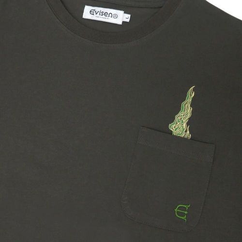 EVISEN T-SHIRT エビセン Tシャツ EYE FIRE TECH POCKET FOG スケートボード スケボー 2