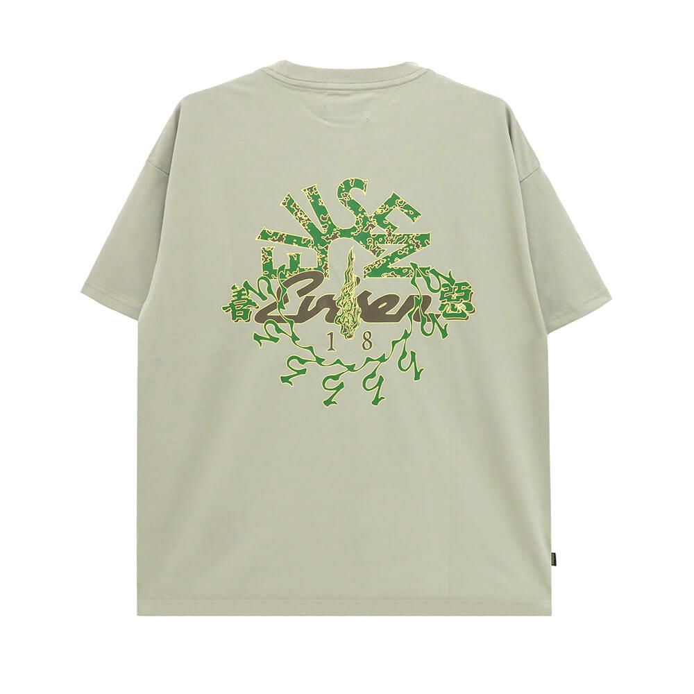 EVISEN T-SHIRT エビセン Tシャツ EYE FIRE TECH POCKET SAGE スケートボード スケボー 