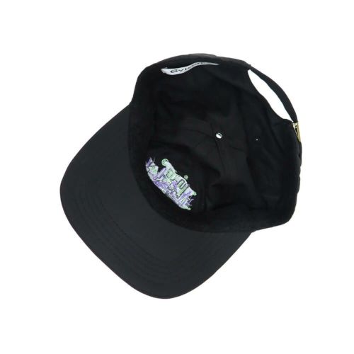 EVISEN CAP エビセン キャップ EVI CITY 6 PANEL BLACK スケートボード スケボー 4