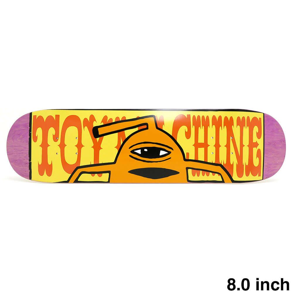 TOY MACHINE DECK トイマシーン デッキ TEAM SECT BAR YELLOW PURPLE STAIN 8.0 スケートボード スケボー 1