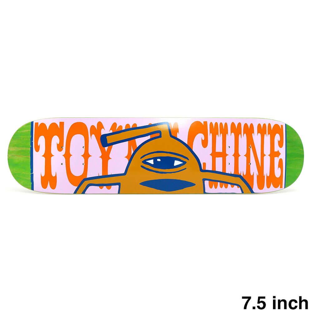 TOY MACHINE DECK トイマシーン デッキ TEAM SECT BAR VIOLET GREEN STAIN 7.5 スケートボード スケボー 1