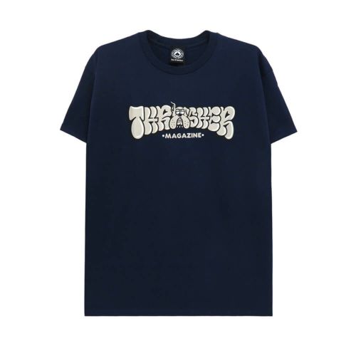 THRASHER T-SHIRT スラッシャー Tシャツ BULLY NAVY（US企画） スケートボード スケボー 