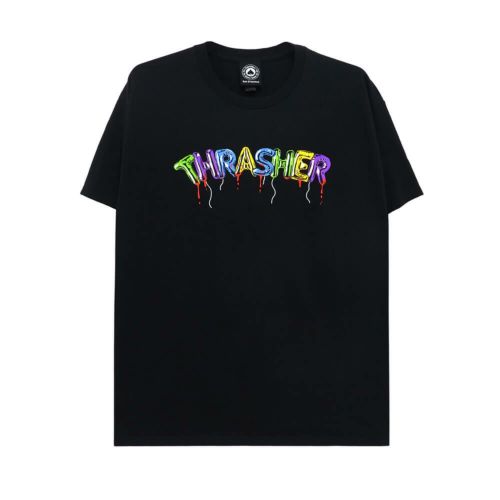 THRASHER T-SHIRT スラッシャー Tシャツ BALLOONS BLACK（US企画） スケートボード スケボー 