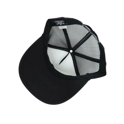 THRASHER MESHCAP スラッシャー メッシュキャップ WHO CARES BY NECKFACE TRUCKER BLACK（US企画） スケートボード スケボー 3