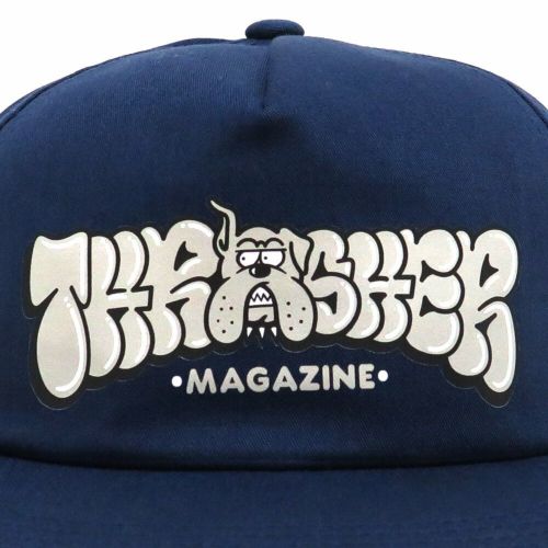 THRASHER CAP スラッシャー キャップ BULLY SNAPBACK NAVY（US企画） スケートボード スケボー 4