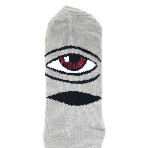 TOY MACHINE SOCKS トイマシーン ソックス 靴下 SECT EYE GREY スケートボード スケボー 4