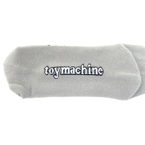 TOY MACHINE SOCKS トイマシーン ソックス 靴下 SECT EYE GREY スケートボード スケボー 5