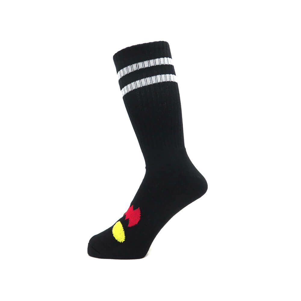 TOY MACHINE SOCKS トイマシーン ソックス 靴下 MONSTER FACE BLACK スケートボード スケボー 1