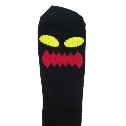 TOY MACHINE SOCKS トイマシーン ソックス 靴下 MONSTER FACE BLACK スケートボード スケボー 4