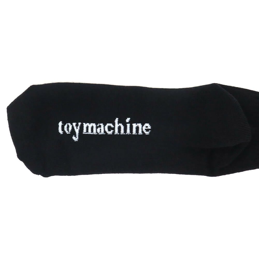 TOY MACHINE SOCKS トイマシーン ソックス 靴下 MONSTER FACE BLACK スケートボード スケボー 5