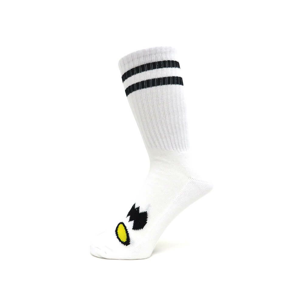 TOY MACHINE SOCKS トイマシーン ソックス 靴下 MONSTER FACE WHITE スケートボード スケボー 1