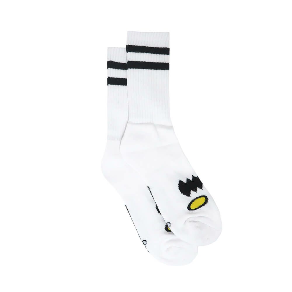 TOY MACHINE SOCKS トイマシーン ソックス 靴下 MONSTER FACE WHITE スケートボード スケボー 3