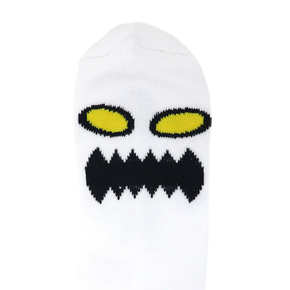 TOY MACHINE SOCKS トイマシーン ソックス 靴下 MONSTER FACE WHITE スケートボード スケボー 4