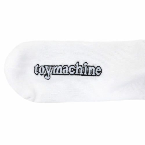 TOY MACHINE SOCKS トイマシーン ソックス 靴下 MONSTER FACE WHITE スケートボード スケボー 5