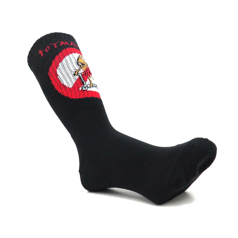 TOY MACHINE SOCKS トイマシーン ソックス 靴下 NO SCOOTER BLACK スケートボード スケボー 