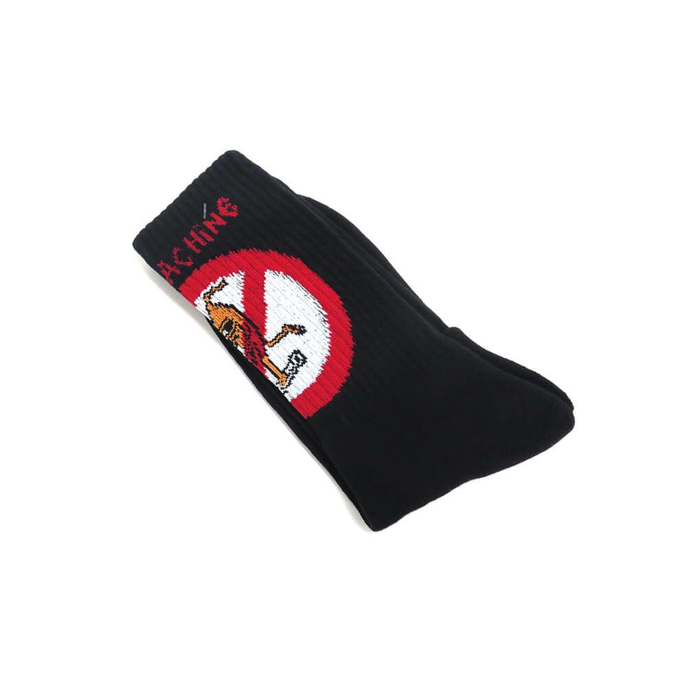TOY MACHINE SOCKS トイマシーン ソックス 靴下 NO SCOOTER BLACK スケートボード スケボー 5
