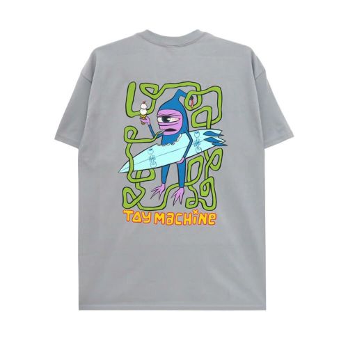 TOY MACHINE T-SHIRT トイマシーン Tシャツ SURF SECT SILVER スケートボード スケボー 