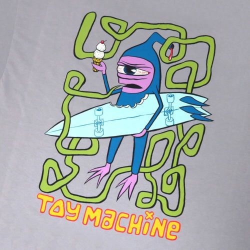 TOY MACHINE T-SHIRT トイマシーン Tシャツ SURF SECT SILVER スケートボード スケボー 3