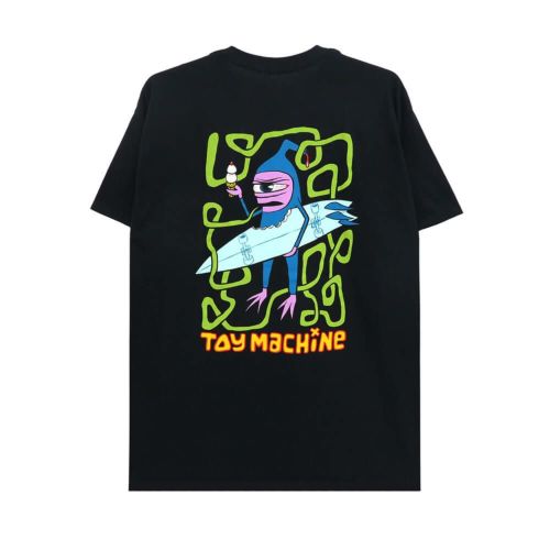 TOY MACHINE T-SHIRT トイマシーン Tシャツ SURF SECT BLACK スケートボード スケボー 