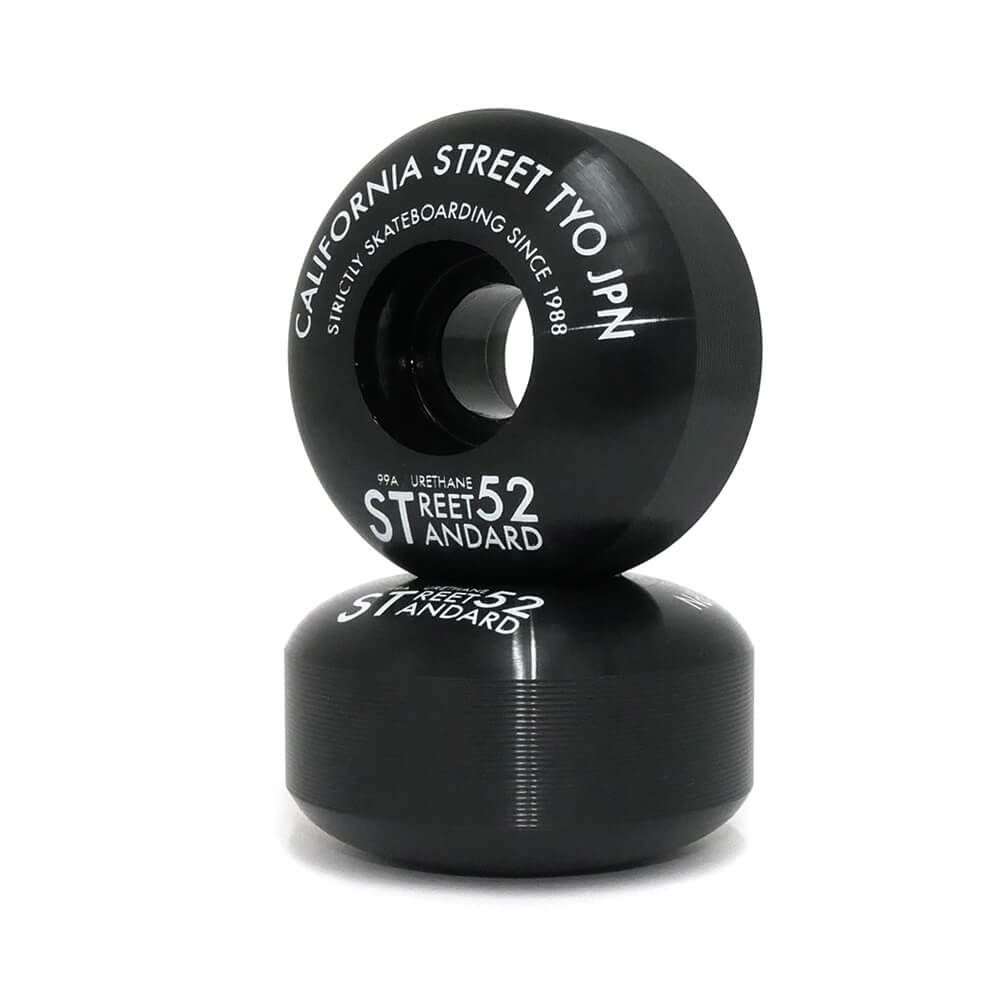 CALIFORNIA STREET WHEEL カリフォルニアストリート ウィール STREET STANDARD（99A）黒 52mm スケートボード スケボー 2