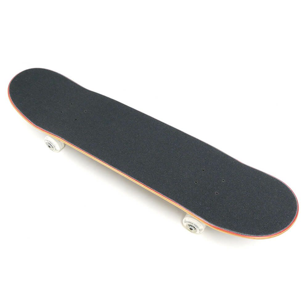 （初心者におすすめ・高品質）防水ケース・レンチ付き CALIFORNIA STREET カリフォルニアストリート コンプリートセット スケートボード完成品 SIMPLE BLACK CRUISER 8.0（クルーザー） スケートボード スケボー 5