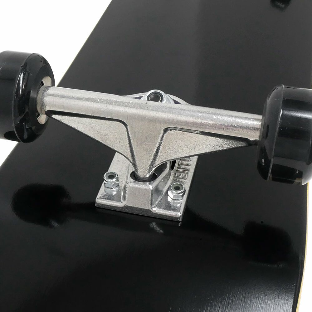 （初心者におすすめ・高品質）防水ケース・レンチ付き CALIFORNIA STREET カリフォルニアストリート コンプリートセット スケートボード完成品 SIMPLE BLACK CRUISER 8.0（クルーザー） スケートボード スケボー 8