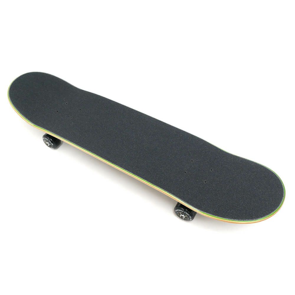 （初心者におすすめ・高品質）防水ケース・レンチ付き CALIFORNIA STREET カリフォルニアストリート コンプリートセット スケートボード完成品 SIMPLE BLACK CRUISER 8.0（クルーザー） スケートボード スケボー 9