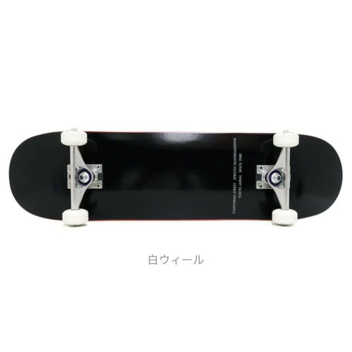 （初心者におすすめ・高品質）防水ケース・レンチ付き CALIFORNIA STREET カリフォルニアストリート コンプリートセット スケートボード完成品 SIMPLE BLACK 8.0 スケートボード スケボー 2