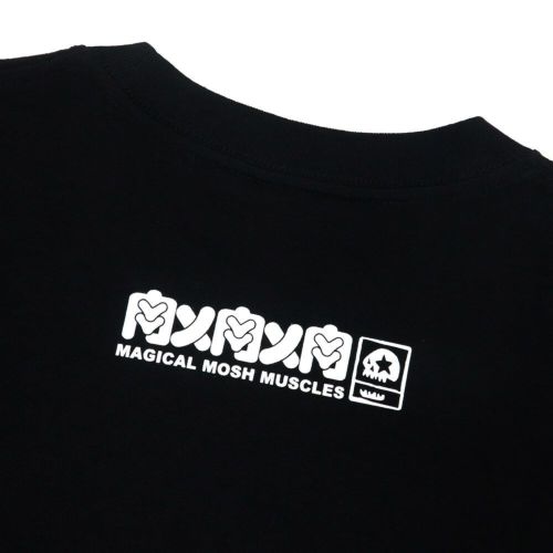 MAGICAL MOSH MISFITS T-SHIRT マジカルモッシュミスフィッツ Tシャツ キン肉マン x MxMxM 四次元殺法 SKATEBOARDS BLACK/RED スケートボード スケボー 2