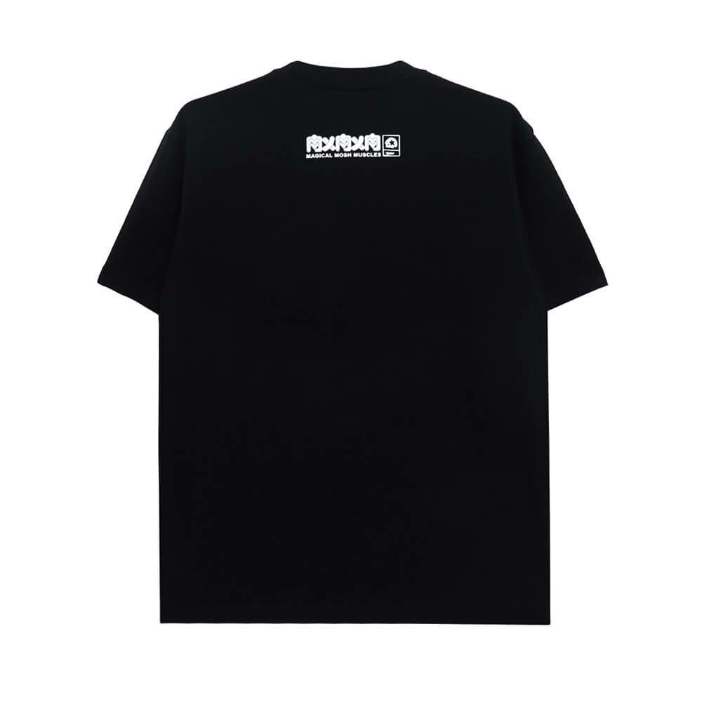 MAGICAL MOSH MISFITS T-SHIRT マジカルモッシュミスフィッツ Tシャツ キン肉マン x MxMxM 四次元殺法 SKATEBOARDS BLACK/RED スケートボード スケボー 3