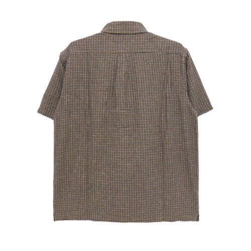 THEORIES SHORT SLEEVE SHIRTS セオリーズ 半袖シャツ AVIGNON FLANNEL BUTTON UP APRICOT スケートボード スケボー 3