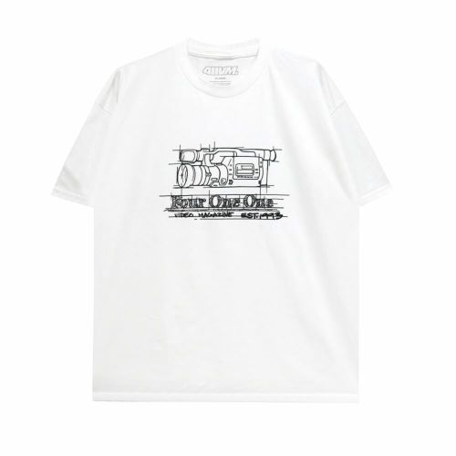 411VM T-SHIRT フォーワンワンビデオマガジン Tシャツ 411 VX WHITE スケートボード スケボー 