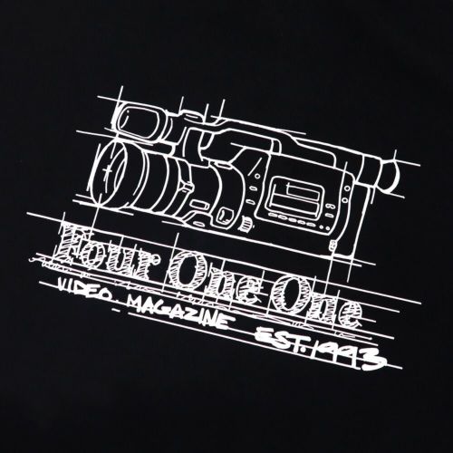 411VM T-SHIRT フォーワンワンビデオマガジン Tシャツ 411 VX BLACK スケートボード スケボー 1