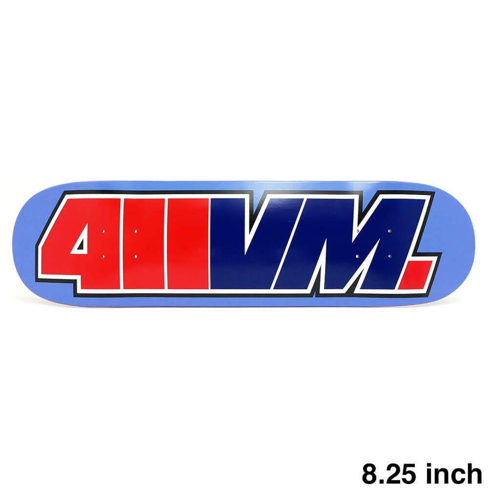 411VM DECK フォーワンワンビデオマガジン デッキ TEAM 411VM LOGO 8.25 EPOXY 7 スケートボード スケボー 1