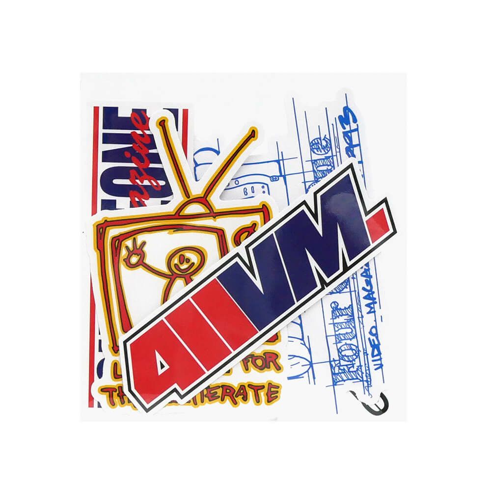 411VM STICKER PACK フォーワンワンビデオマガジン ステッカーパック 411 LOGOS スケートボード スケボー 1